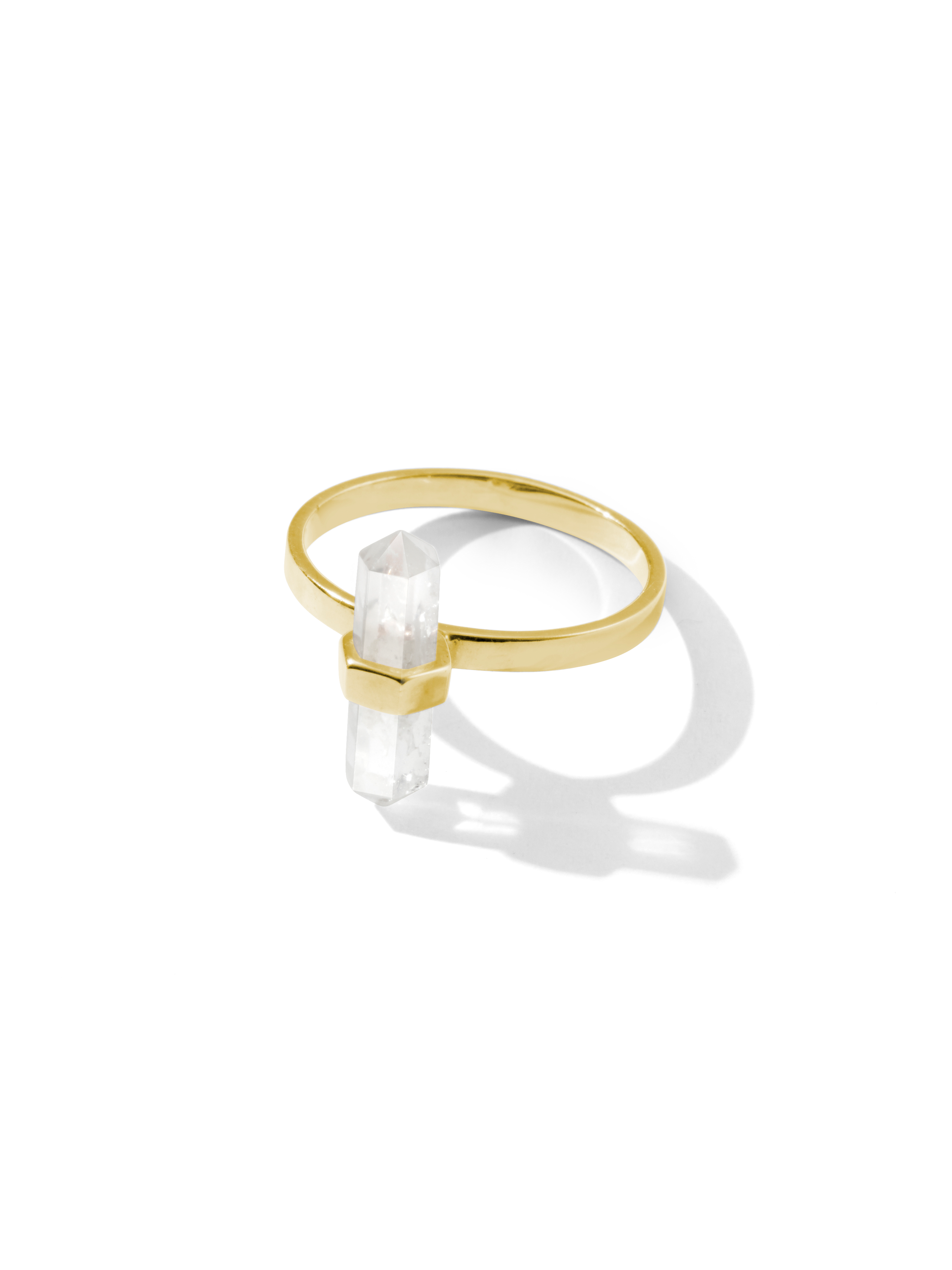 Clear Quartz Stunner Ring – RKNYC